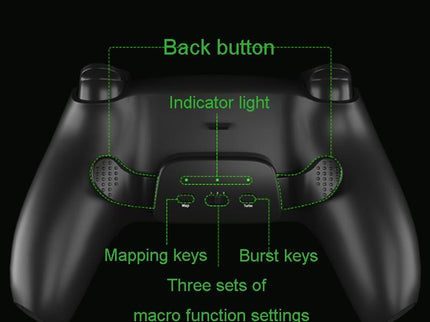 Customizable Dual Back Clip For Ps5 - White Diy Kit-1922443385545822210