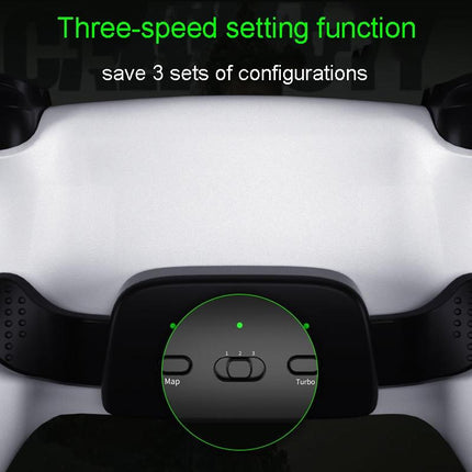 Customizable Dual Back Clip For Ps5 - White Diy Kit-1922443385545822214