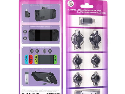 8-Piece Raptor Protection Kit For Nintendo Switch And Steam Deck - Universal Fit-1915196911346913288