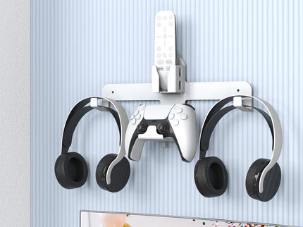 Wall Storage Bracket For Ps5 Vr2 Helmet / Headset / Handle / Remote Control - White-1915196827033014276