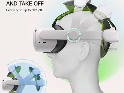 Adaptive Head Strap For Meta Quest 2 Vr With Adjustable Pads-1915196686578356228