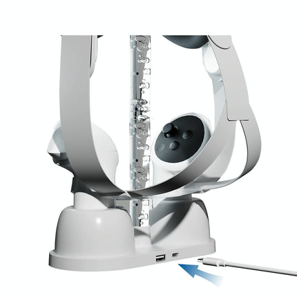 Vr Glasses Charging Base For Meta Quest 3 - Rgb Storage Bracket-1915196927583064067