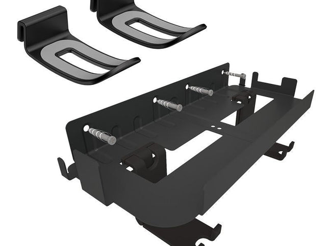 Wall-Mounted Bracket For Ps5 Console With Controller Vr Glasses And Headphone Storage - Black-1915196836906405889