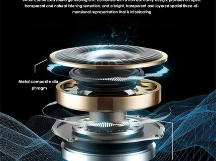 Waterproof Wireless Bluetooth Earphones With Led Display - Black-1915196893315600387