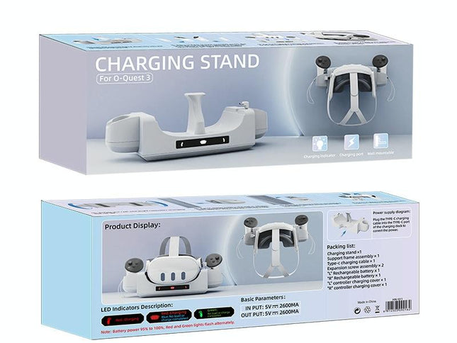 Gray Wall Mount For Meta Quest 3 Vr Helmet Charging-1922443422262759426