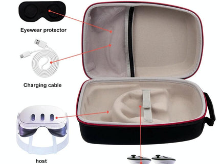 Meta Quest 3 Vr Storage Bag - Portable Anti-Fall Dust-Proof-1922443422468280323