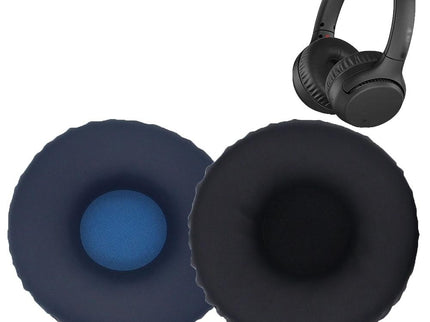 2-Pack Sony Wh-Xb700 Headphone Leather Earmuff Cover - Black-1915196821056131075