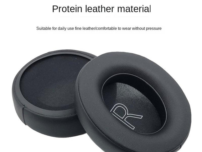 Xbox Series Headphone Leather Foam Cover - Black 1 Pair-1922443401773584386