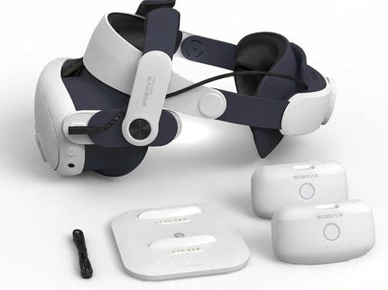 Meta Quest 3 Vr Head Strap With Dual Batteries-1922443386376294409