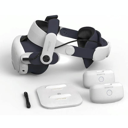 Meta Quest 3 Vr Head Strap With Dual Batteries-1922443386376294409
