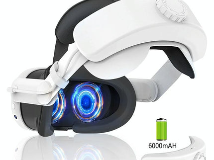 6000Mah Rechargeable Headband For Meta Quest 3-1922443403270950919