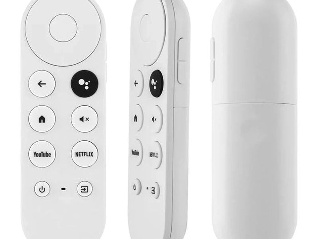 Google Television Set-Top Box With Bluetooth Voice Remote - White-1915196873979858945