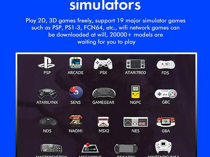 Wireless Dual System 4K Game Console - 128G Storage-1943465057392398345