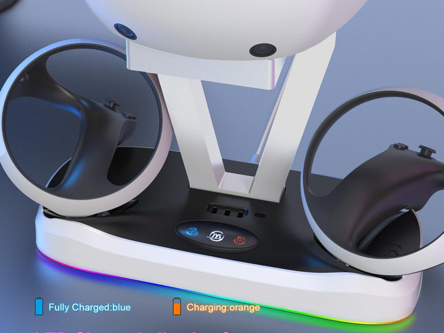 Playstation Magnetic Charging Base With Rgb Light And Storage Rack-1922443402604056578