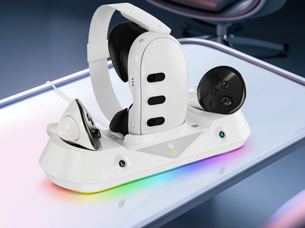 Vr Game Seat Charging Set With Magnetic Suction Base For Meta Quest 3 Glasses And Handle-1922443404533436419
