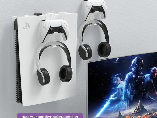 Wall Bracket Storage Hook For Ps5 Game Console-1915198243218788353