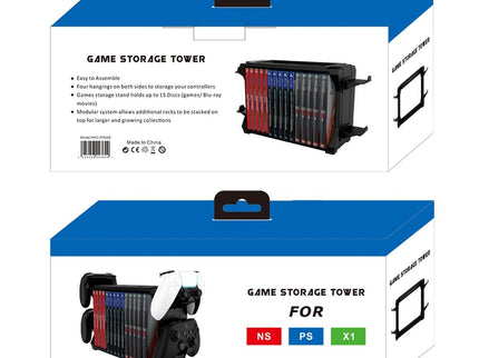 Versatile Console Storage Stand For Ps5 / Switch / Xbox - Multi-Functional-1915197414323654661
