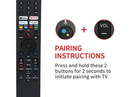 Bluetooth Voice Remote For Sony Smart Tv - Black-1915196947745083393