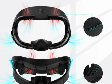 Meta Quest3 Ice Silk Mask - Breathable Leather Material-1922443393993150471