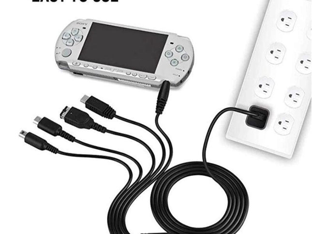 Universal 5-In-1 Usb Charger For Wii U 3Ds Nds Psp-1915198051509735425