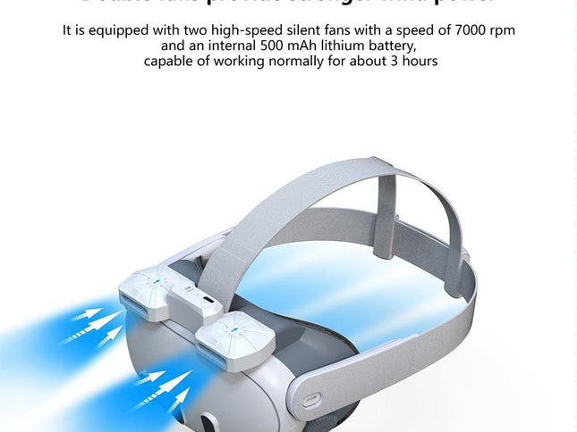 Meta Quest 3 Air Circulation Vr Mask With Anti-Fog Fan-1922443405451988993