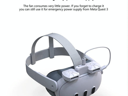 Meta Quest 3 Air Circulation Vr Mask With Anti-Fog Fan-1922443405451988997