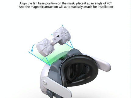 Meta Quest 3 Air Circulation Vr Mask With Anti-Fog Fan-1922443405451988999