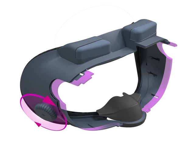 Soft Adjustable Vr Eye Mask Set For Meta Quest 3-1915197729559154690