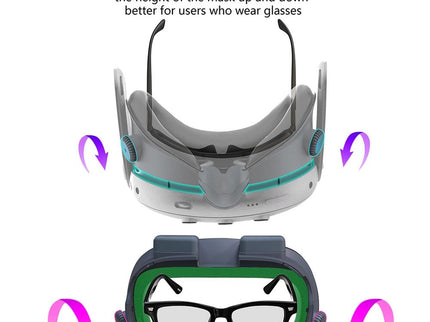 Soft Adjustable Vr Eye Mask Set For Meta Quest 3-1915197729559154693