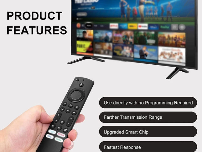 Smart Tv Voice Remote For Insignia Toshiba Fire Tv-1915197067077226497