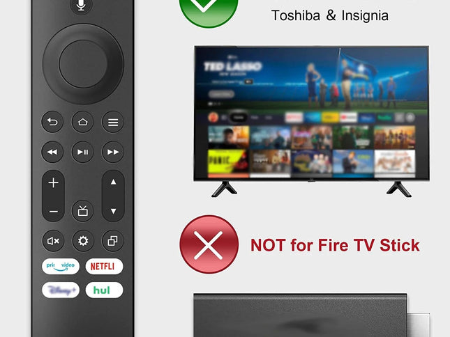 Smart Tv Voice Remote For Insignia Toshiba Fire Tv-1915197067077226498