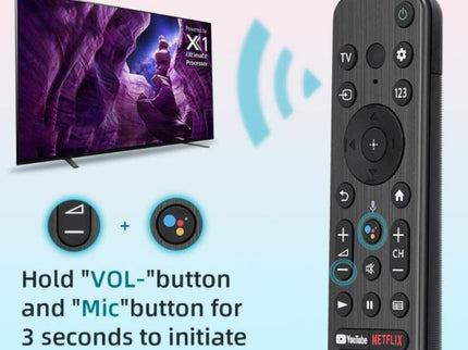 Bluetooth Voice Remote For Sony Kdl / Xr / 4K Bravia Tv-1915197823217963011