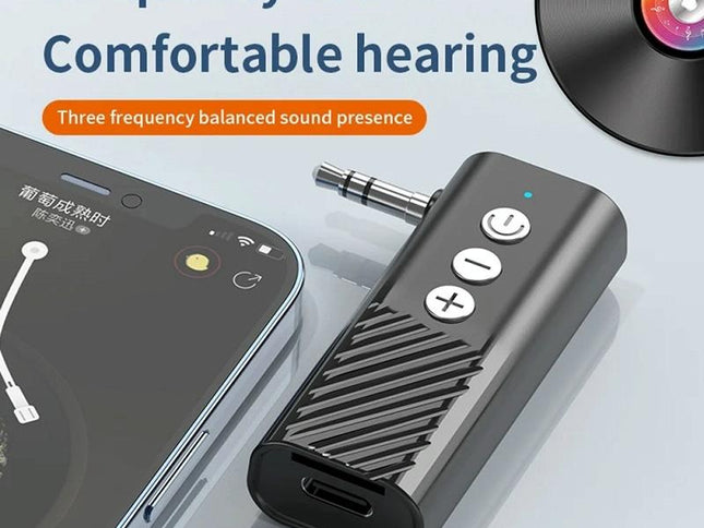 Wireless Car Audio Adapter With Bluetooth 5.3 And Tf Playback-1915198249480884226