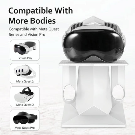 Universal Vr Headset Stand For Apple Vision Pro And Meta Quest 3 2-1922443402440478722