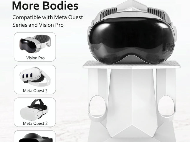Universal Vr Headset Stand For Apple Vision Pro And Meta Quest 3 2-1922443402440478722