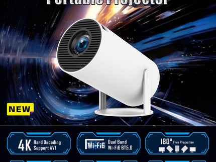 Smart Portable Projector With Android 11.0 System - 120 Lumen-1915196520362283009