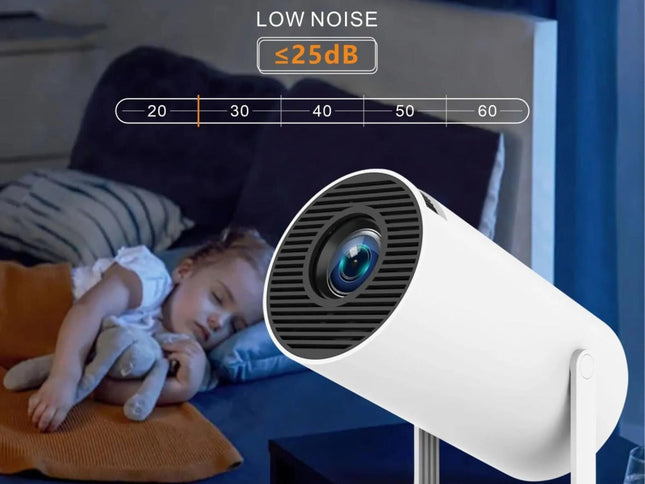 Smart Portable Projector With Android 11.0 System - 120 Lumen-1915196520362283010