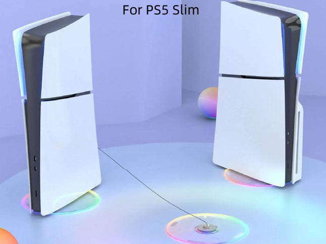 Vertical Storage Bracket For Ps5 Slim - Simple Rgb Colourful Transparent-1915196916178751489