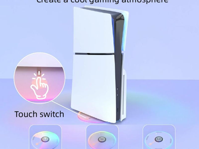 Vertical Storage Bracket For Ps5 Slim - Simple Rgb Colourful Transparent-1915196916178751490