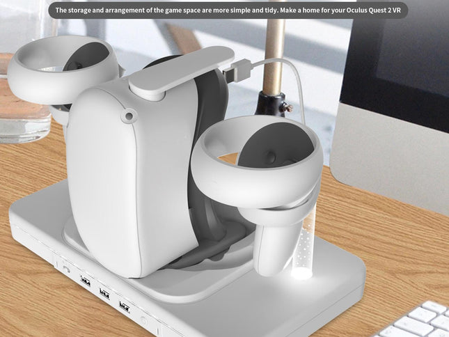 Meta Quest 2 Wireless Vr Charger With Colourful Base-1915196873656897537