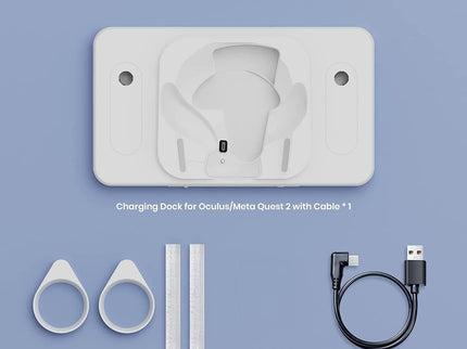 Meta Quest 2 Wireless Vr Charger With Colourful Base-1915196873656897538