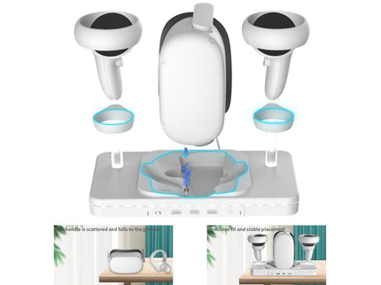 Meta Quest 2 Wireless Vr Charger With Colourful Base-1915196873656897542