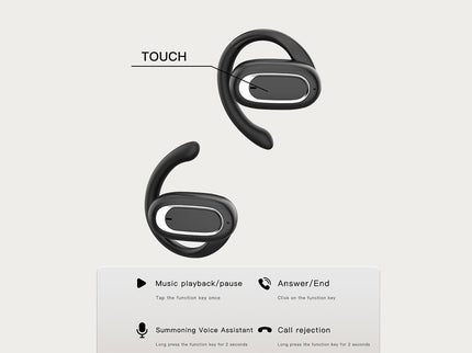 Adjustable Wireless Bluetooth Earphones With Noise Reduction - Skin-Colour-1915196858414796802