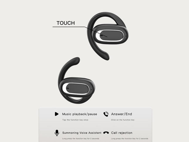 Adjustable Wireless Bluetooth Earphones With Noise Reduction - Skin-Colour-1915196858414796802