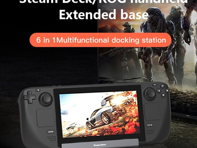 6-In-1 Type-C Docking Station For Steam Deck / Rog Blueendless Ds601 Game Console-1915198258649632770