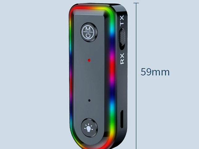 Bluetooth Audio Receiver With Rgb Light And Car Launcher-1915198237292236802