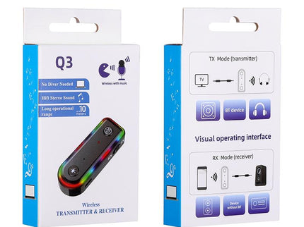 Bluetooth Audio Receiver With Rgb Light And Car Launcher-1915198237292236809