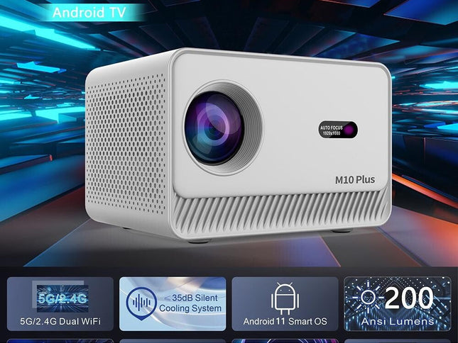 Android 11 Projector With Wifi Bluetooth And Hd Resolution For Home Cinema-1915197857925828610