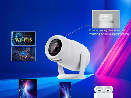 Intelligent Portable Projector With Android 12.0 For Family Use-1915197841157001221