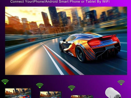 Intelligent Portable Projector With Android 12.0 For Family Use-1915197841157001224